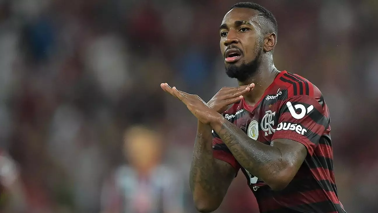 Olympique de Marselha observou a situação do Gerson, do Flamengo.