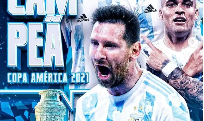 Argentina campeã da Copa América! Com gol de Di María