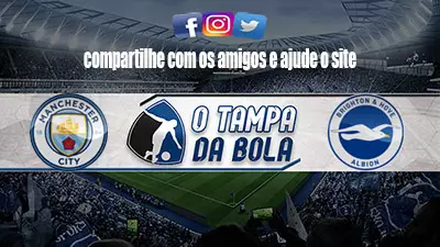 Onde Assistir Manchester City x Brighton Ao vivo pelo Inglês 2023