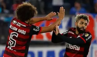 Com brilho do ataque Flamengo vence na Copa Libertadores e confirma triunfo de 3 x 2 em Santiago