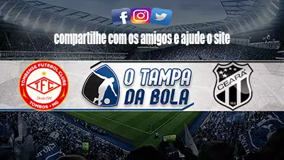 Onde Assistir Tombense x Ceará AO VIVO pela Copa do Brasil