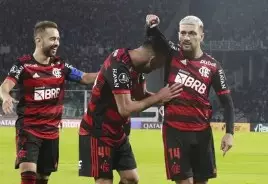 Com gols de Arrascaeta e Pedro, Flamengo empata com o Talleres  na Copa  Libertadores
