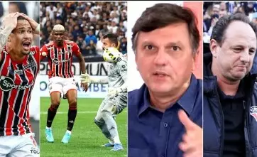 Os goleiros do São Paulo quando ver a bola parece que vai entrar em pane