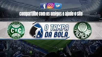 Coritiba x Palmeiras ao vivo: onde assistir ao jogo do Brasileirão