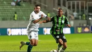 América-MG vence o Goiás por 1 a 0 e sobe na tabela do Brasileirão