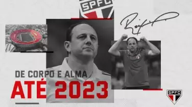 São Paulo renova contrato com Rogério Ceni até o fim de 2023