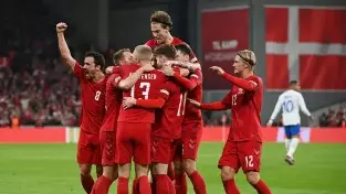 Dinamarca vence a França por 2 a 0 mais fica fora das semifinais da Liga das Nações