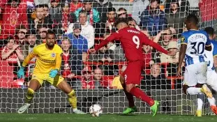 Liverpool e Brighton empatam em 3 a 3 em jogo válido pela nona rodada da Premier League
