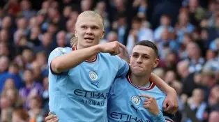 O Manchester City venceu de goleada o Manchester United por 6 a 3 Com hat-tricks de Haaland e Foden Em jogo da 9ª rodada da Premier League