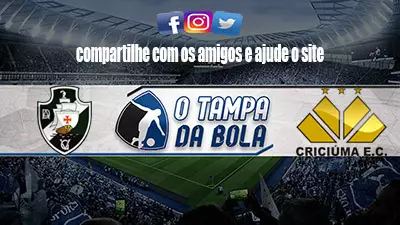 Onde Assistir Vasco x Criciúma ao vivo pelo Brasileirão Série A