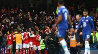 O Arsenal venceu o Chelsea por 1 a 0 e é lider novamente da Premier League