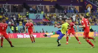 Brasil vence a Suíça por 1 a 0 e se classifica para oitavas de Final da Copa do Mundo 2022 do Catar