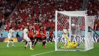 Marrocos venceu a Bélgica por 2 a 0 em um grande jogo válido pelo grupo F da Copa do Mundo 2022 do Catar