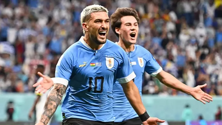 Apesar de não servirem para classificação do Uruguai, gols de Arrascaeta fazem história no Flamengo. Confira!