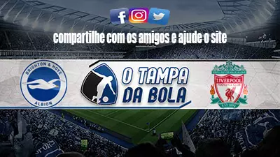 Onde Assistir Brighton x Liverpool Ao vivo pela Copa da Inglaterra