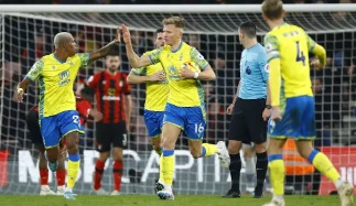 Bournemouth e Nottingham Forest empatam em 1 a 1 em jogo válido pela 21ª rodada do Campeonato Inglês