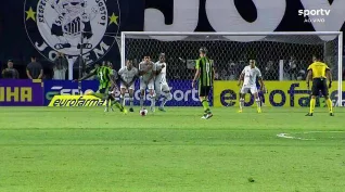 América-MG venceu o Santos por 3 a 0 e chega à final da Copa São Paulo de Futebo Júnior Com Hat-Trick de Luan Campos