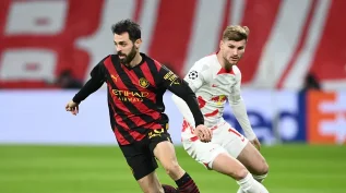 RB Leipzig e Manchester City empatam em 1 a 1 no primeiro jogo válido das oitavas de final da Champions League