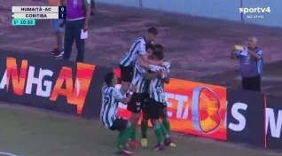 Coritiba elimina o Humaitá-AC por 3 a 0 e avança à segunda fase da Copa do Brasil