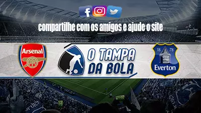 Onde Assistir Arsenal x Everton ao vivo pela Premier League