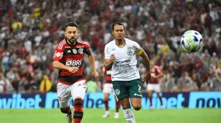Flamengo vence o Goiás por 2 a 0 em partida válida pela quinta rodada do Campeonato Brasileiro