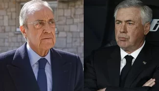 Cimeira Florentino-Ancelotti Presidente e técnico se reuniram após a partida contra o Real Sociedad para analisar as últimas derrotas. veja!