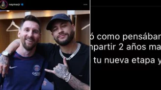 Neymar dedica algumas palavras emocionadas a Messi após sua saída do PSG. veja!
