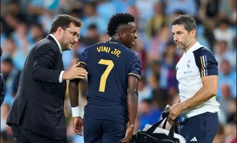 Lesão muscular tira Vinícius Júnior do Real Madrid e da Seleção Brasileira. Entenda!