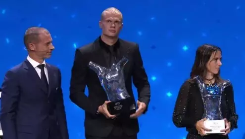 Haaland é eleito o melhor jogador da europa na temporada 2022/2023. Entenda!