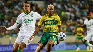 Cuiabá empata com América-MG por 2 a 2 em jogo válido  pela 23ª rodada do Campeonato Brasileiro.