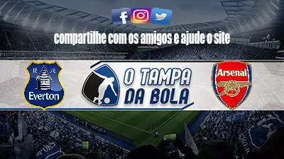 Onde Assistir Everton x Arsenal Ao vivo pela Premier League