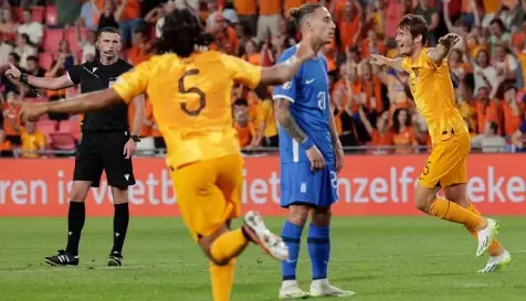 Holanda vence a Grécia por 3 a 0 e assume segundo lugar nas Eliminatórias da Euro 2024. Entenda!