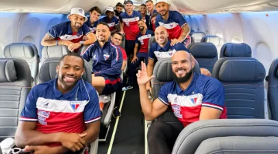 Fortaleza viaja com elenco completo para a final da Sul-Americana no Uruguai. veja!