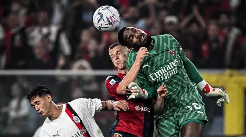 Goleiro do Milan, Mike Maignan, suspenso para o clássico contra a Juventus. Entenda!