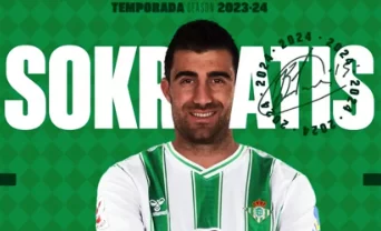 Sokratis, novo jogador do Betis até o final da temporada. veja!