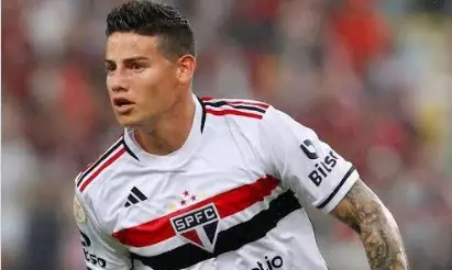 James Rodríguez no São Paulo enfrenta incerteza para 2024. Entenda!