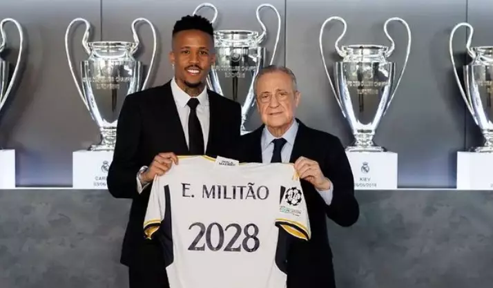 Éder Militão estende vínculo com o Real Madrid por quatro anos e anseia por retorno após lesão. Entenda!