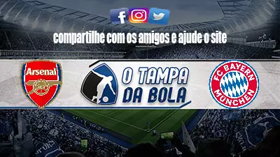 Onde Assistir Bayern de Munique x Arsenal ao vivo pela Champions League