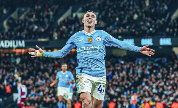 Manchester City goleia Aston Villa com hat-trick de Foden na Premier League. Entenda!