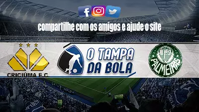 Onde Assistir Palmeiras x Criciúma ao vivo pelo Brasileirão Série A
