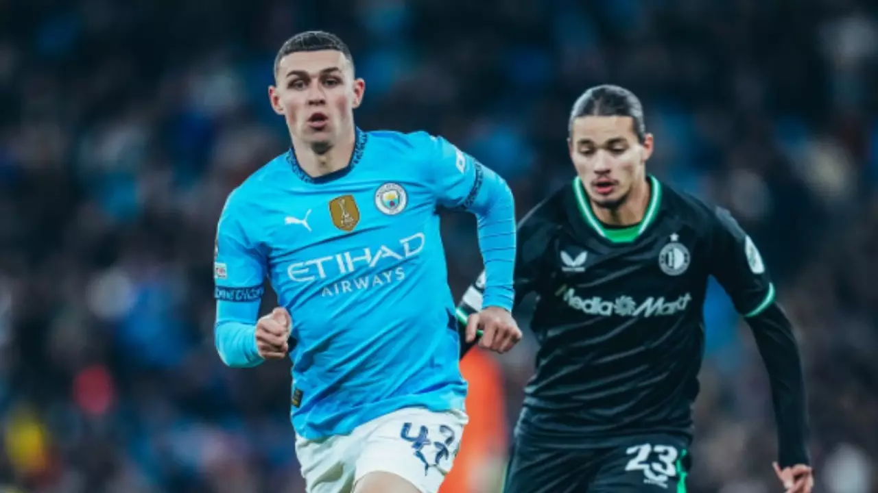 Manchester City empata com Feyenoord após abrir 3 a 0 e preocupa Guardiola. Entenda!