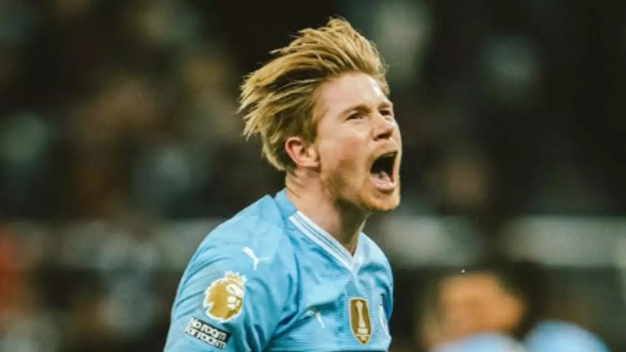 De Bruyne celebra longa jornada no City. Entenda!