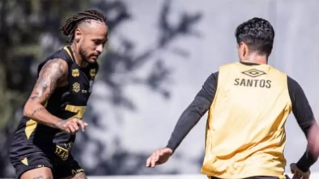 Neymar treina e pode reforçar o Santos contra o CRB na Copa do Brasil. Entenda!