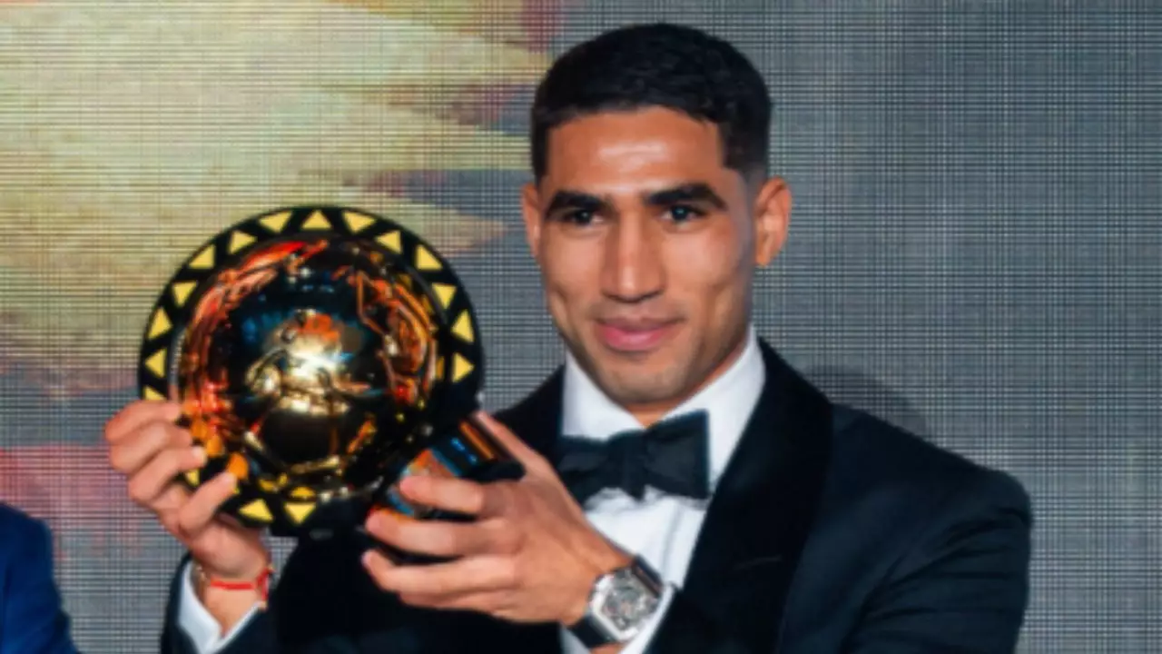Hakimi leva o prêmio de melhor jogador africano. Entenda!