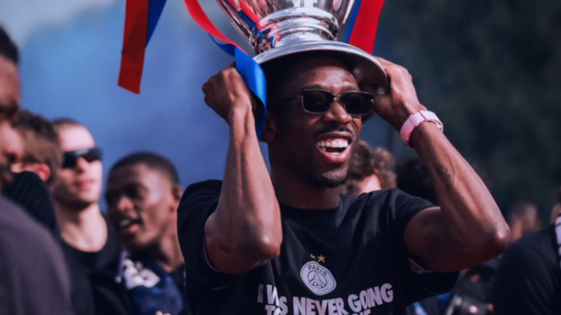 Dembélé projeta o tri da Champions em festa do PSG. Entenda!